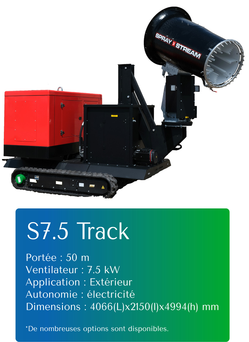 S7.5 Track autonome électricité abattage poussières